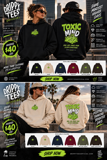 DTO Toxic Mind Unisex Heavy Blend™ Hooded Sweatshirt
