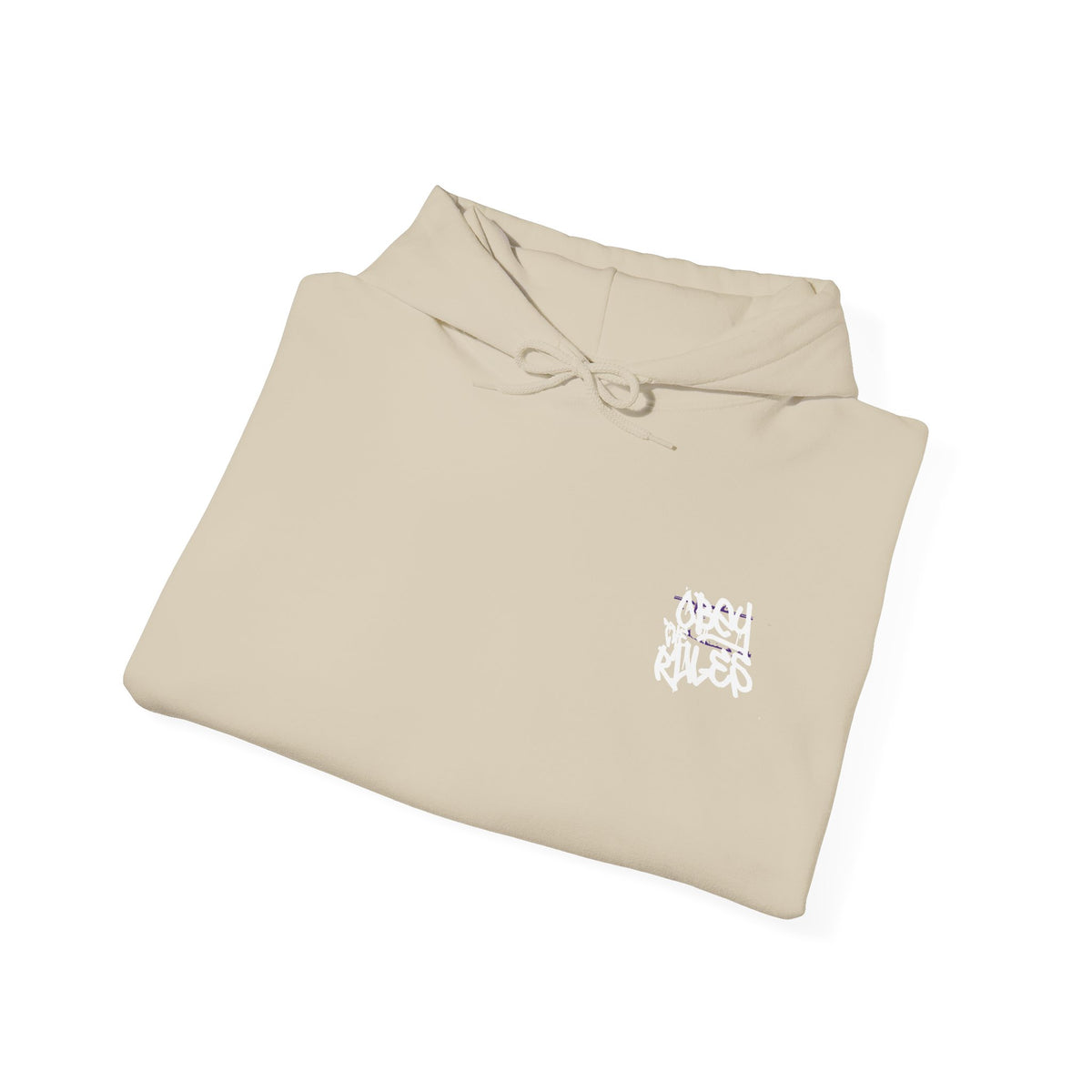 DTO Obey The Rules Trendy Unisex Heavy Blend™ Hoodie with Urban Angel Design - Perfect for Streetwear Lovers