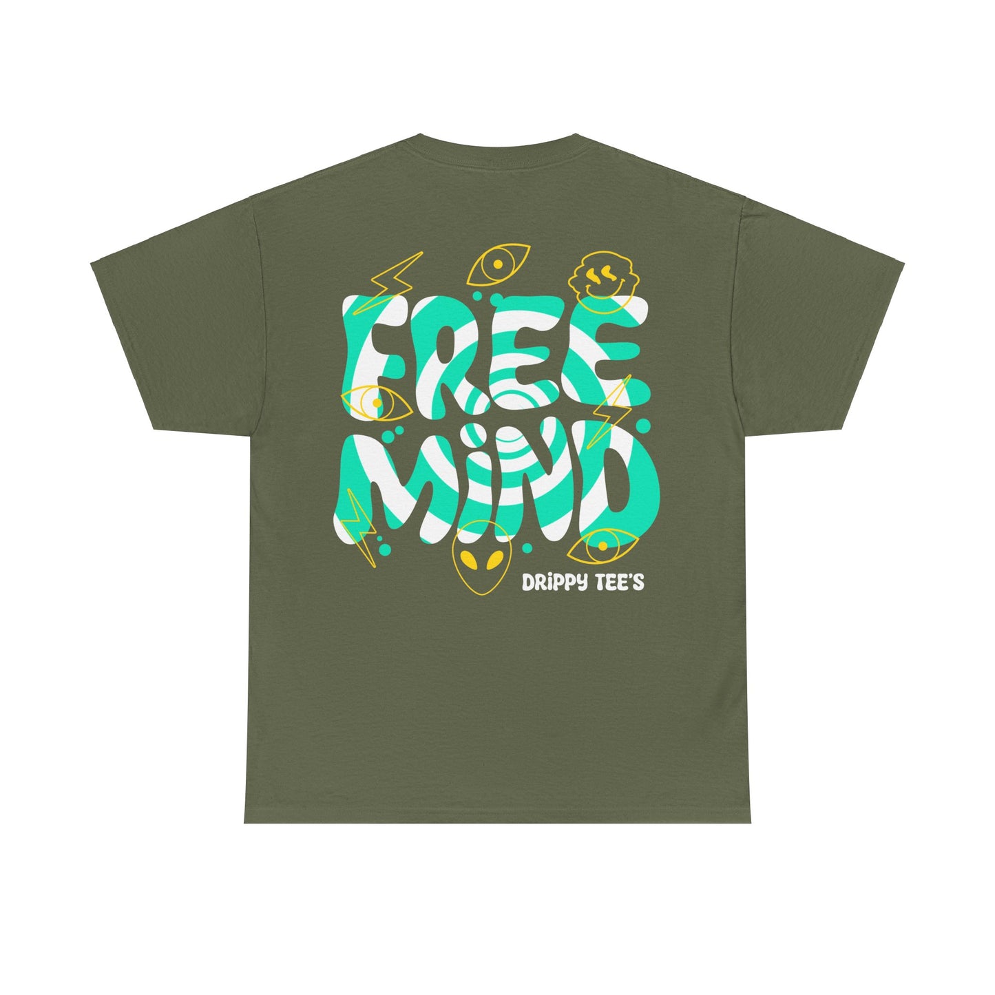 Drippy Tee's Free Mind Unisex Heavy Cotton Tee