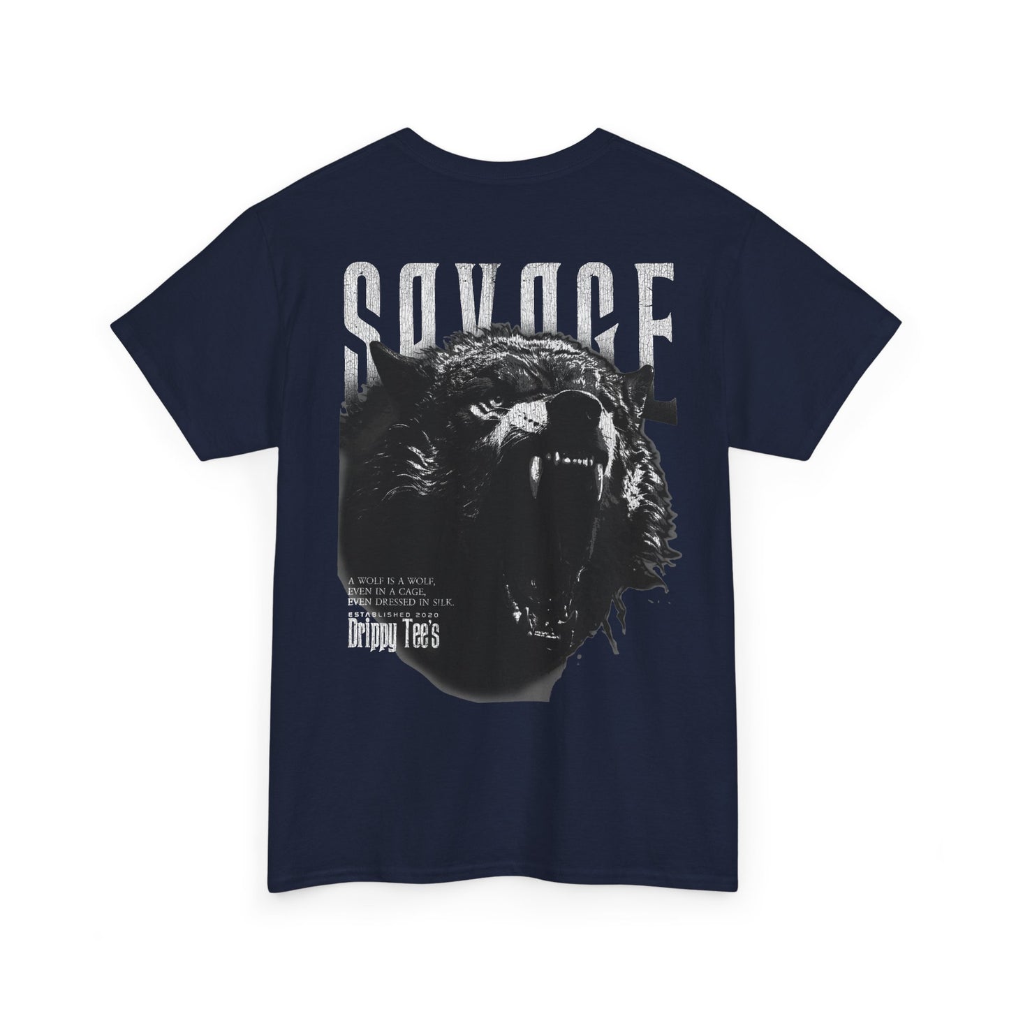 Drippy Tee's Savage Unisex Heavy Cotton Tee