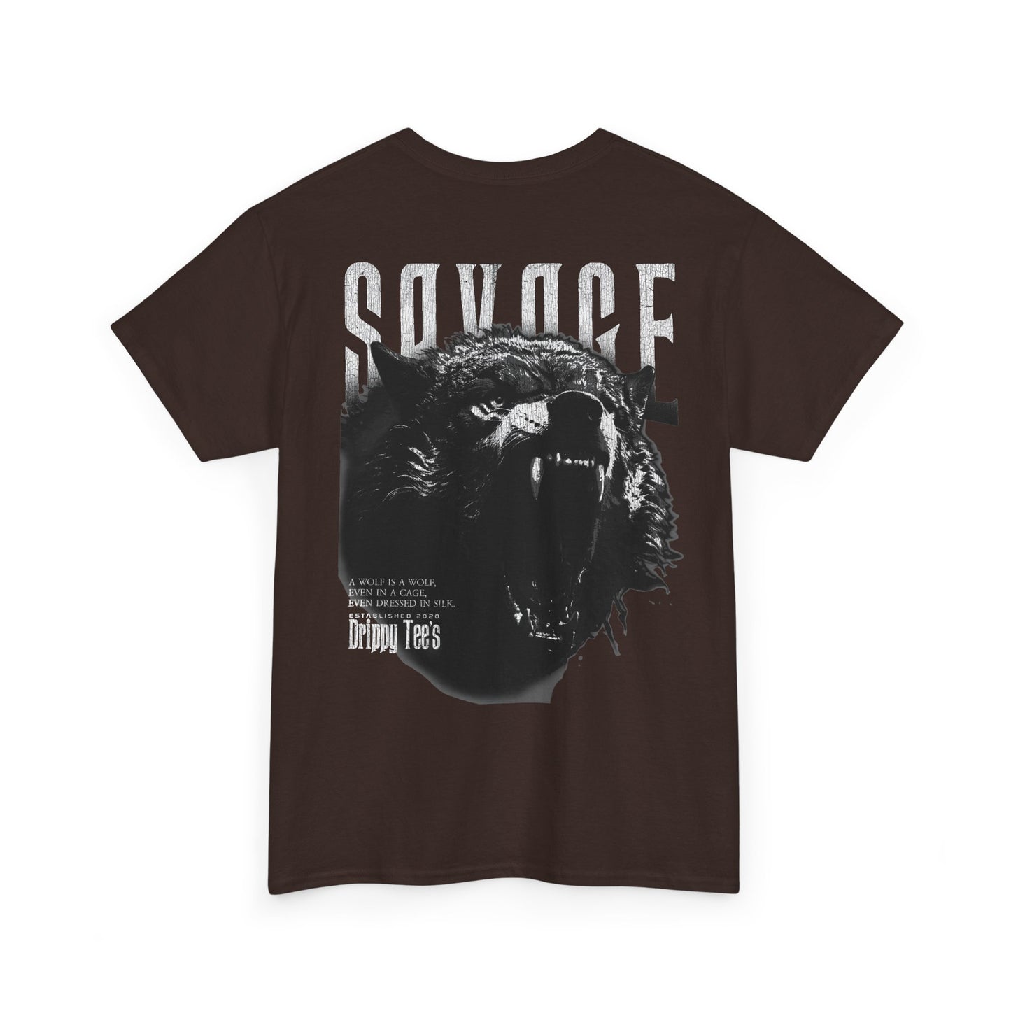 Drippy Tee's Savage Unisex Heavy Cotton Tee