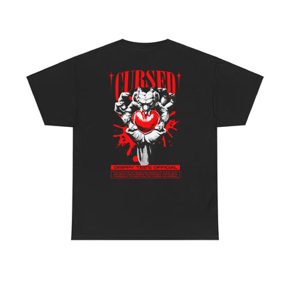 Drippy Tee's Cursed Heart Unisex Heavy Cotton Tee