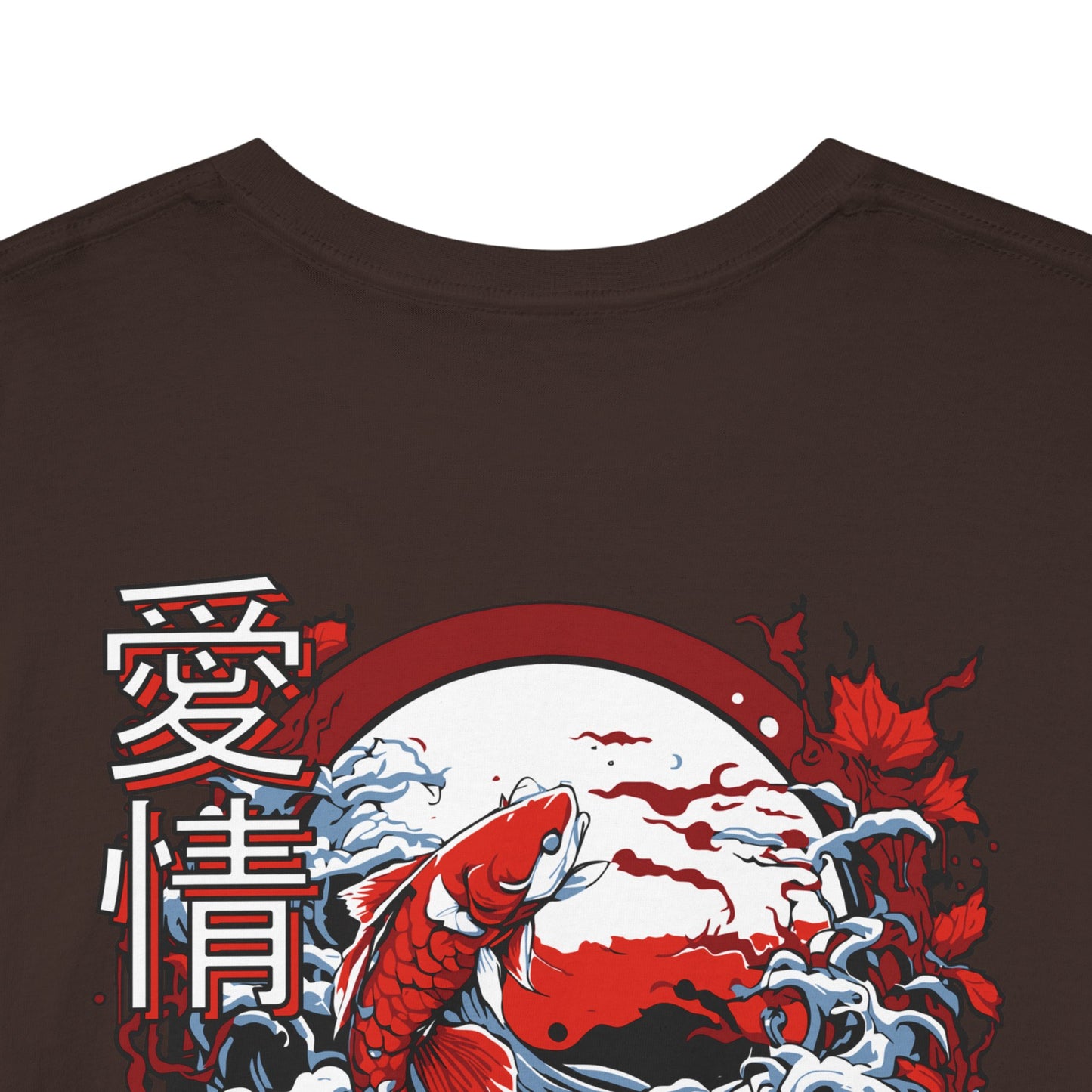 Drippy Tee's Midnight Moon Koi Unisex Heavy Cotton Tee