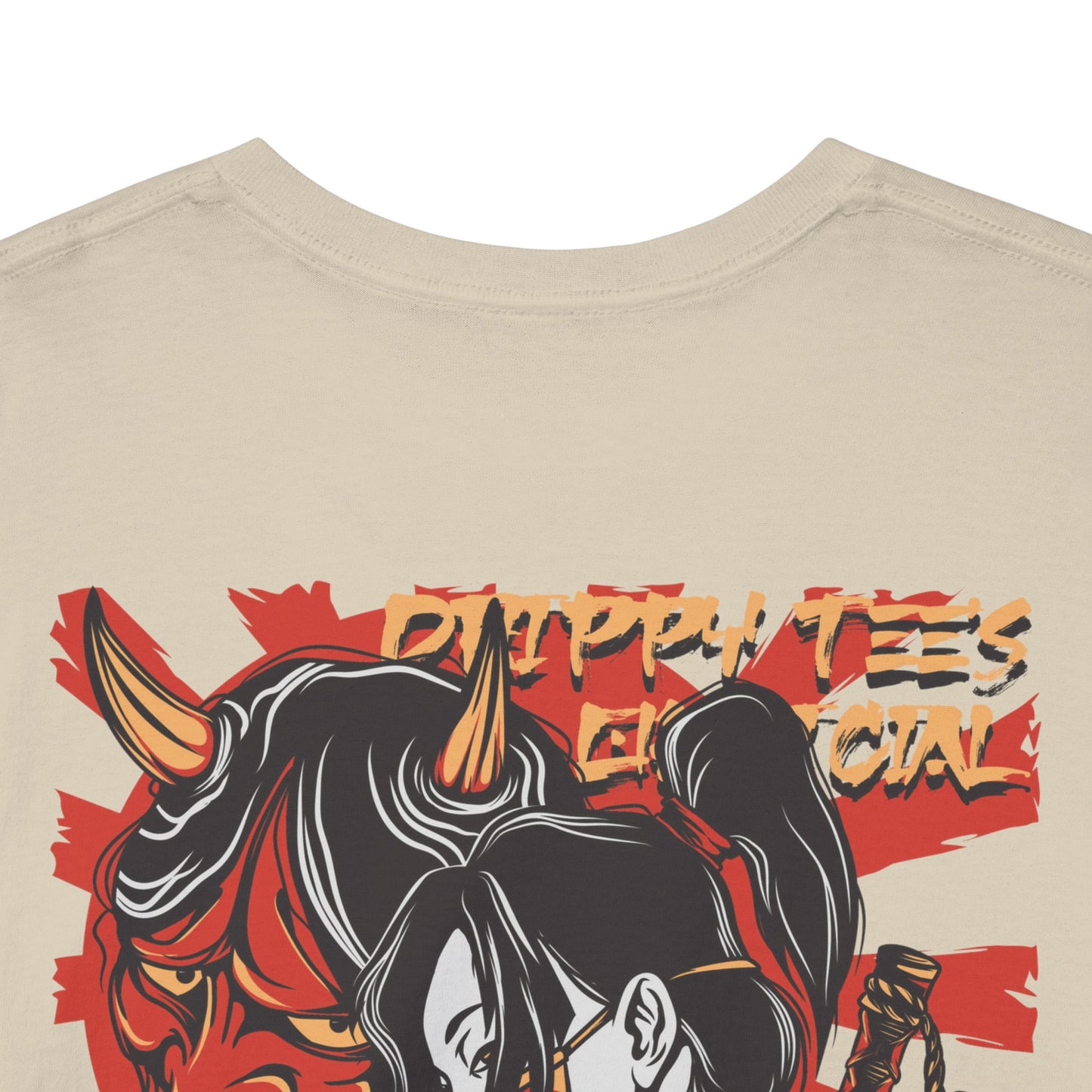 Drippy Tee's Geisha Oni Unisex Heavy Cotton Tee