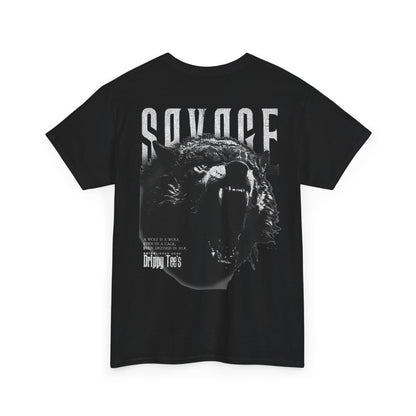 Drippy Tee's Savage Unisex Heavy Cotton Tee