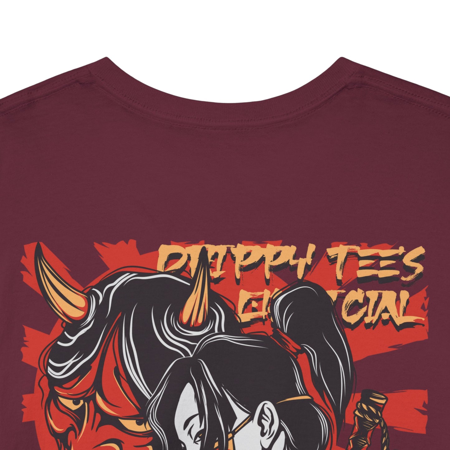 Drippy Tee's Geisha Oni Unisex Heavy Cotton Tee