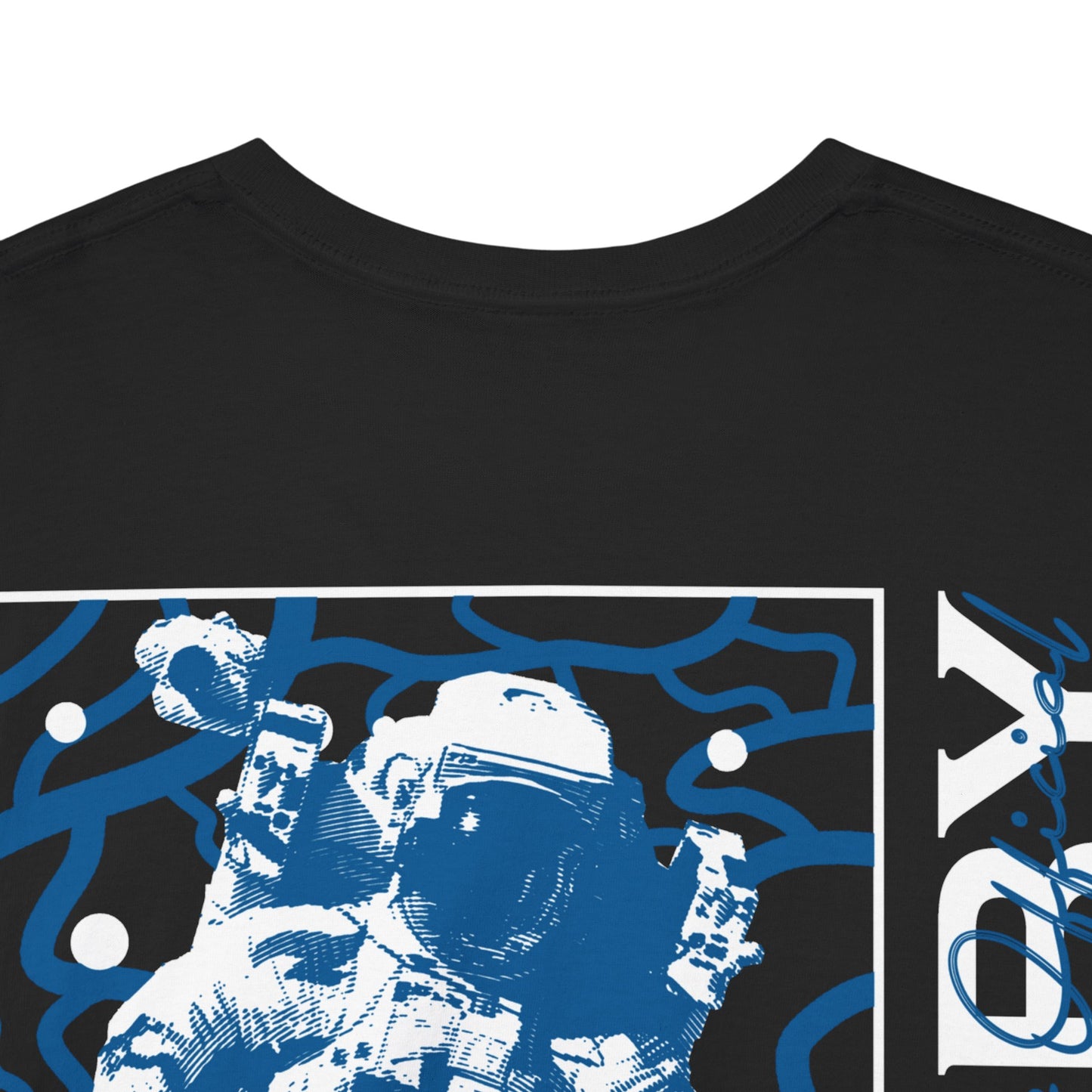 Drippy Tee's Fly By Astronaut Unisex Heavy Cotton Tee