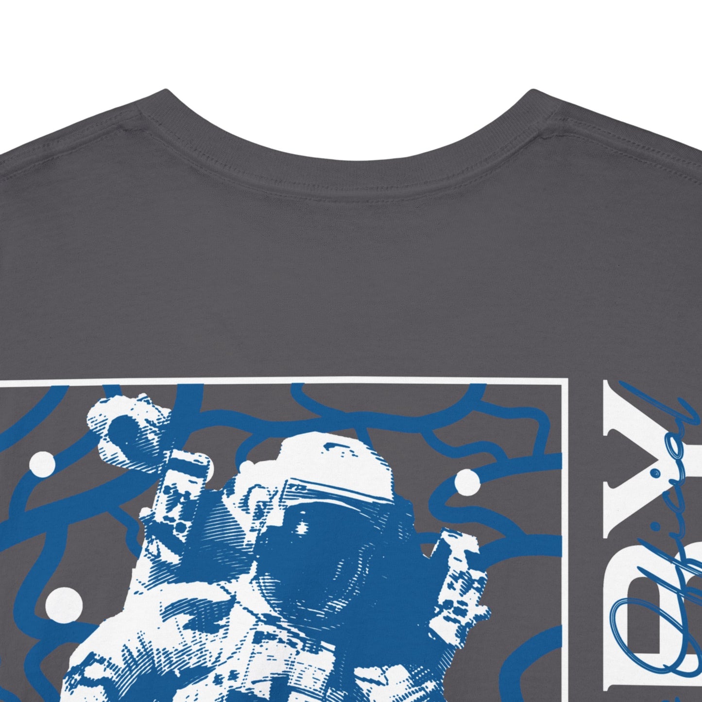 Drippy Tee's Fly By Astronaut Unisex Heavy Cotton Tee