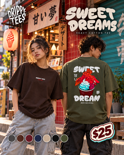 Drippy Tee's Sweet Dreams Unisex Heavy Cotton Tee