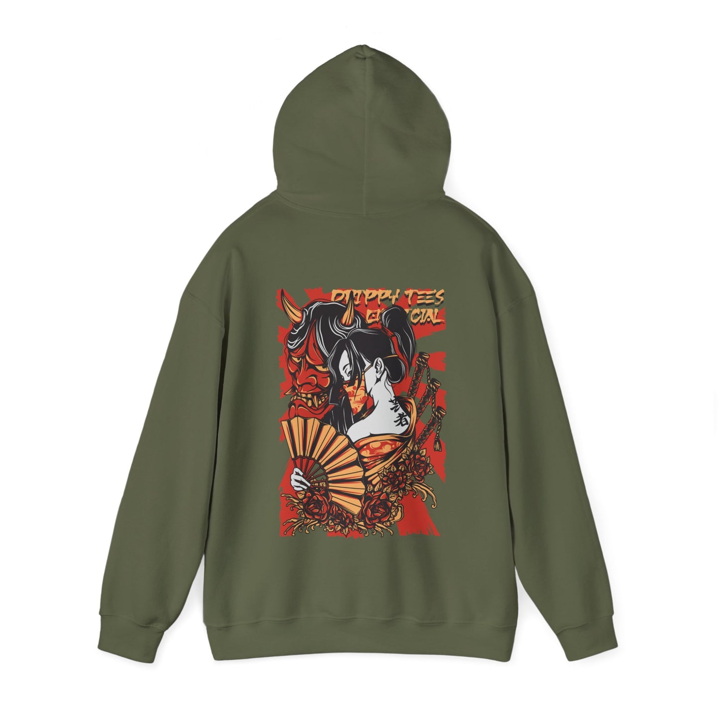 DTO Geisha Oni Unisex Heavy Blend™ Hooded Sweatshirt