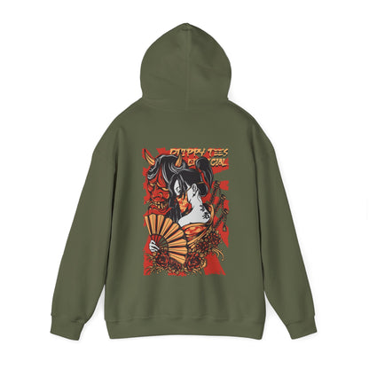 DTO Geisha Oni Unisex Heavy Blend™ Hooded Sweatshirt