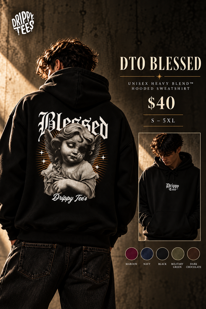 DTO Blessed Unisex Heavy Blend™ Hooded Sweatshirt