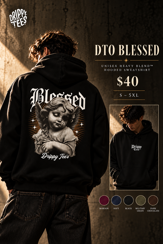 DTO Blessed Unisex Heavy Blend™ Hooded Sweatshirt