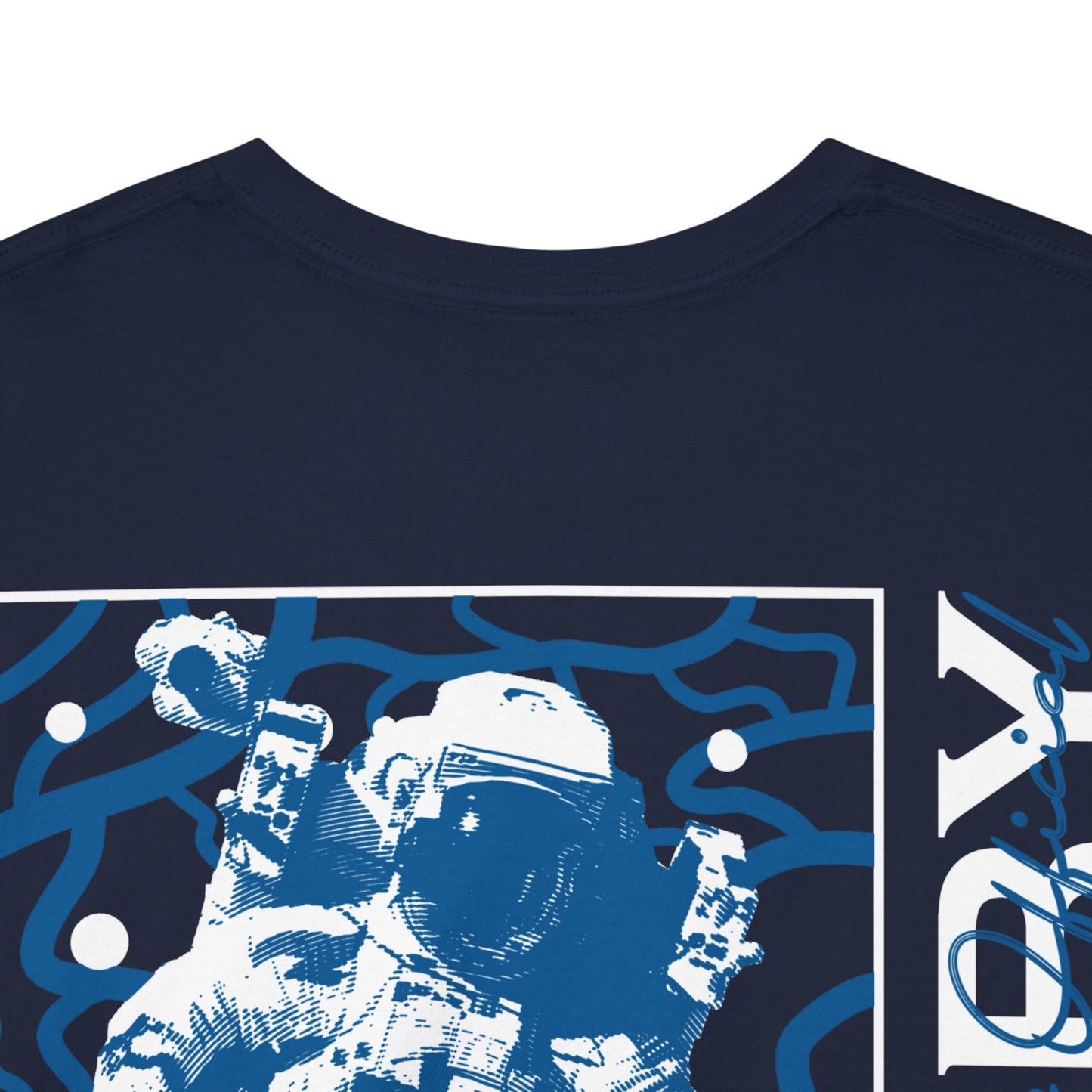 Drippy Tee's Fly By Astronaut Unisex Heavy Cotton Tee