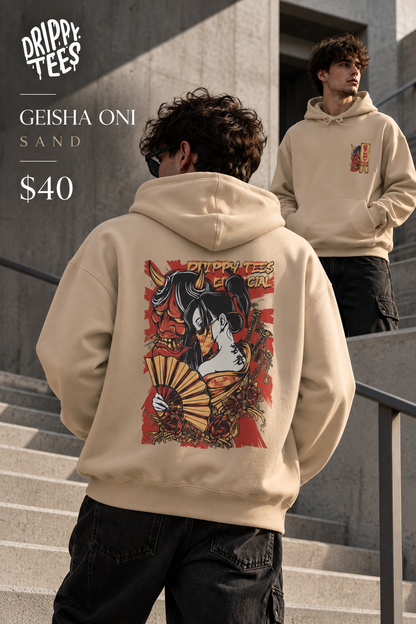 DTO Geisha Oni Unisex Heavy Blend™ Hooded Sweatshirt
