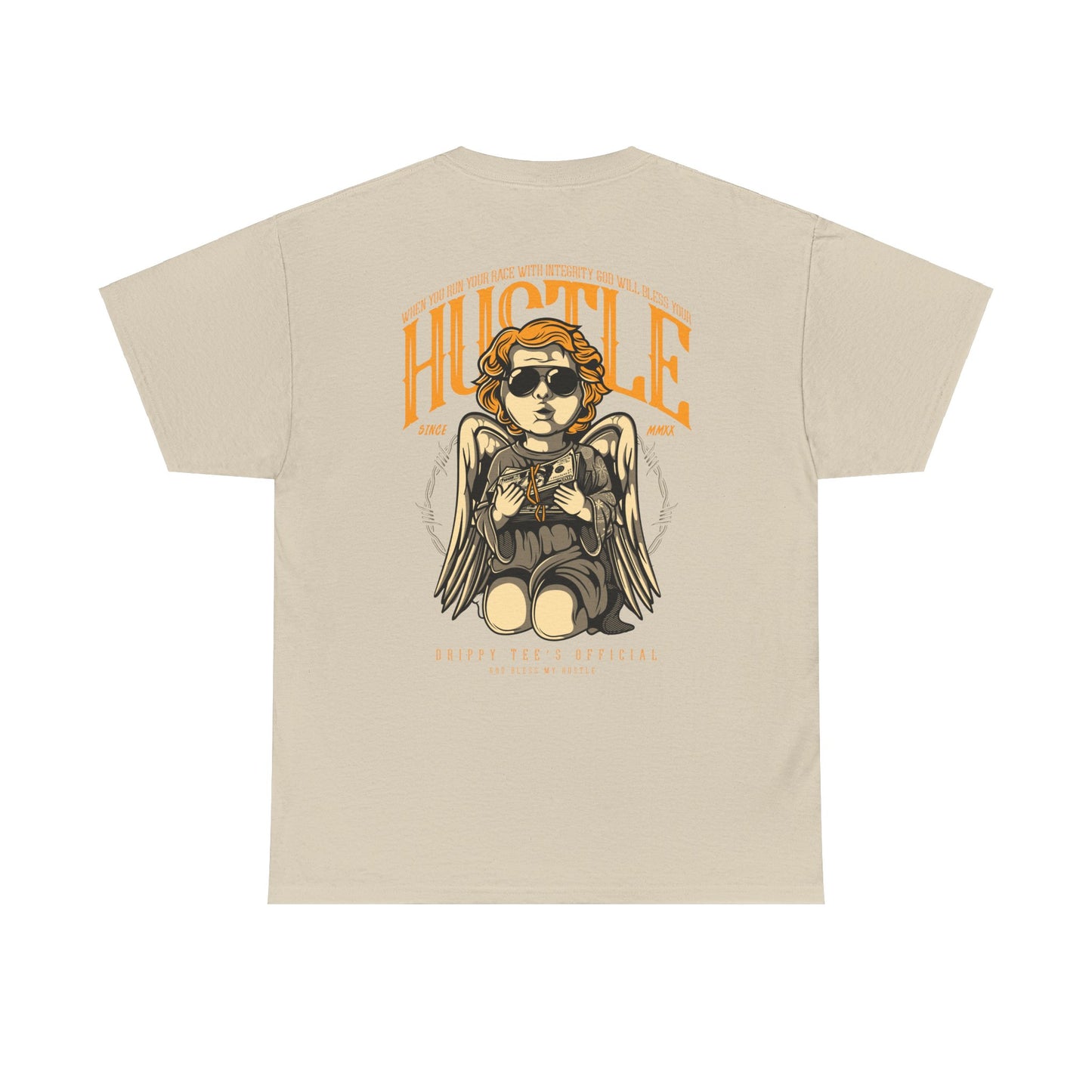 Drippy Tee's Hustle Angle Unisex Heavy Cotton Tee