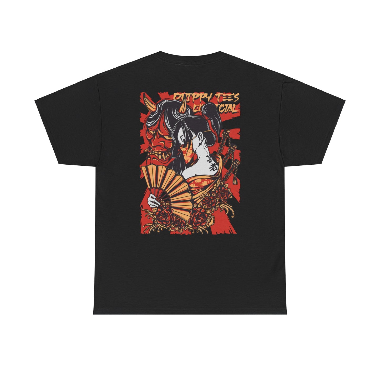 Drippy Tee's Geisha Oni Unisex Heavy Cotton Tee