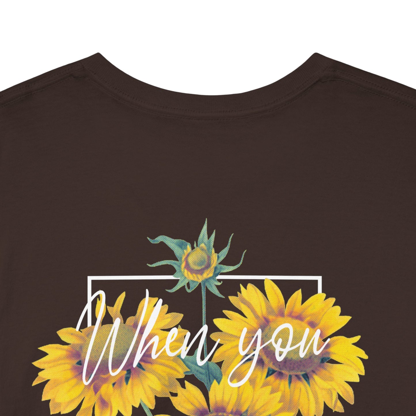 Drippy Tee's Sunflower Sadness Unisex Heavy Cotton Tee