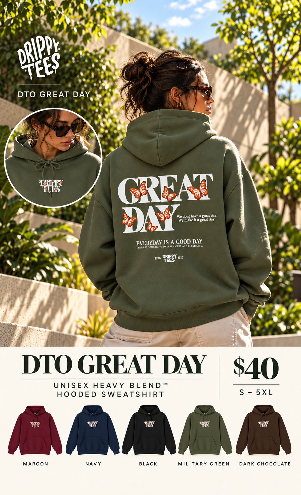 DTO Great Day Unisex Heavy Blend™ Hooded Sweatshirt