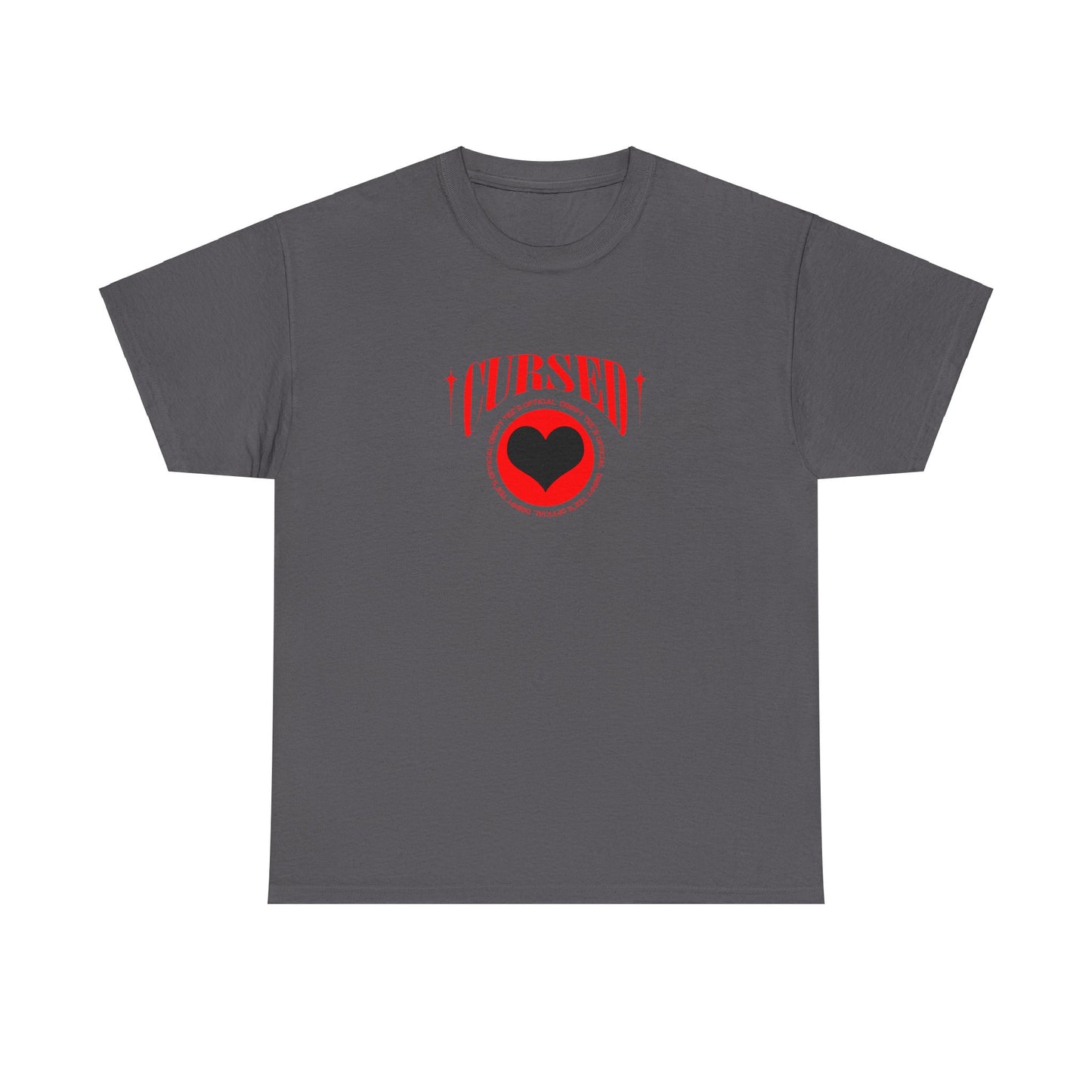 Drippy Tee's Cursed Heart Unisex Heavy Cotton Tee