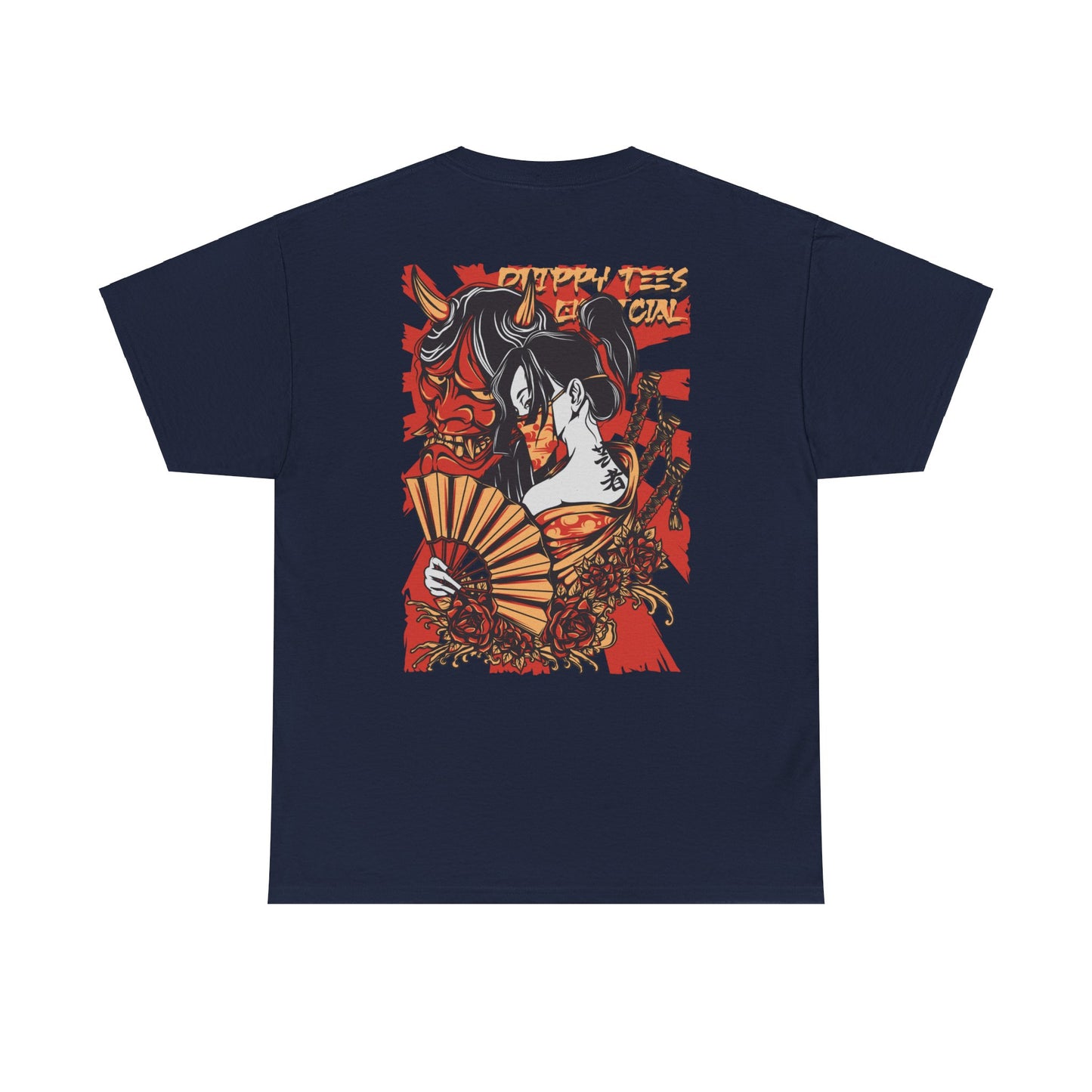 Drippy Tee's Geisha Oni Unisex Heavy Cotton Tee
