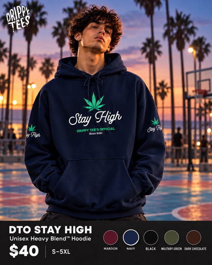 DTO Stay High Unisex Heavy Blend™ Hooded Sweatshirt