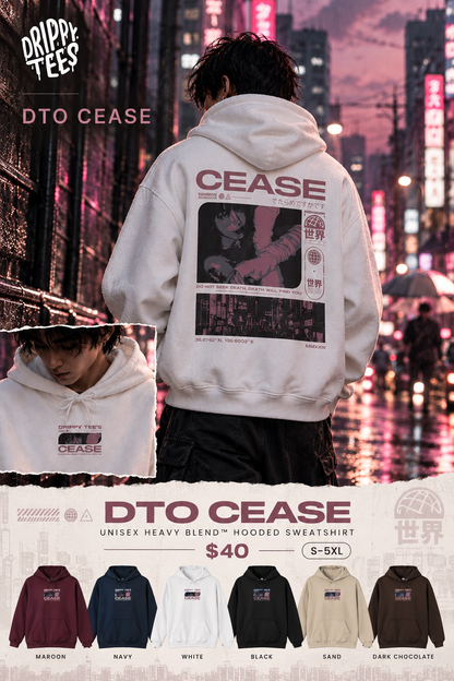 DTO Cease Unisex Heavy Blend™ Hooded Sweatshirt