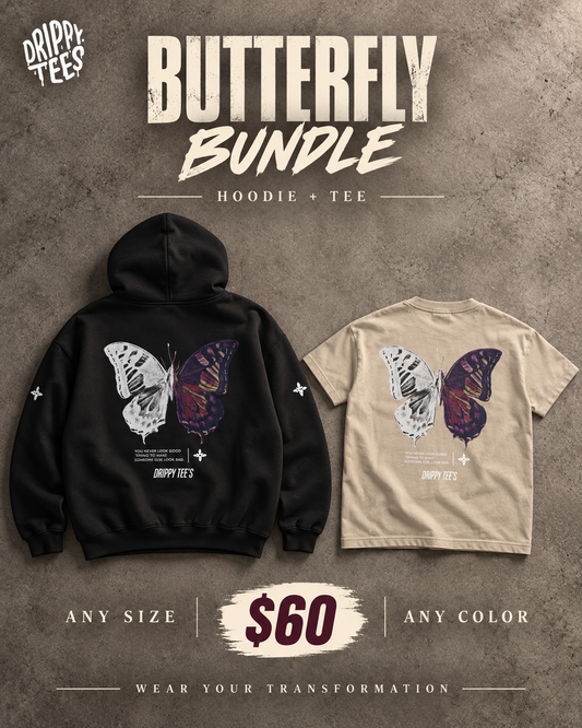 DTO | Butterfly Bundle | Butterfly Hoodie + Tee