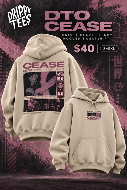 DTO Cease Unisex Heavy Blend™ Hooded Sweatshirt