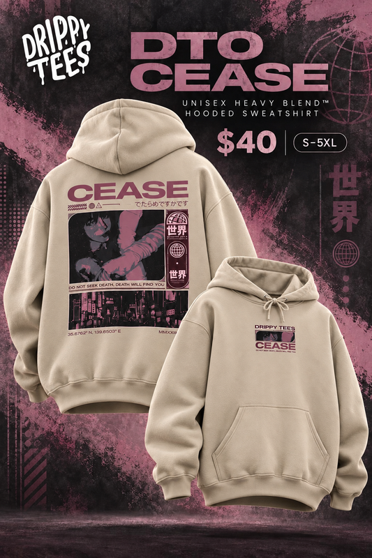DTO Cease Unisex Heavy Blend™ Hooded Sweatshirt