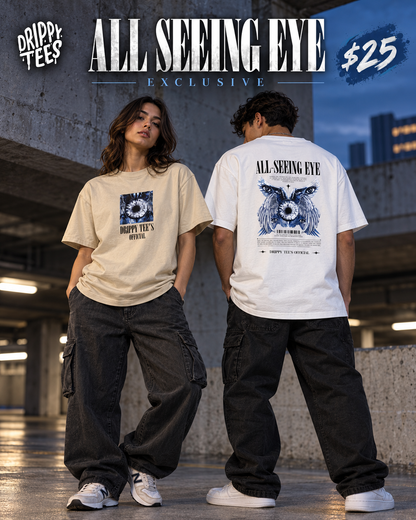 Drippy Tee's EXCLUSIVE All Seeing Eye Unisex Heavy Cotton Tee