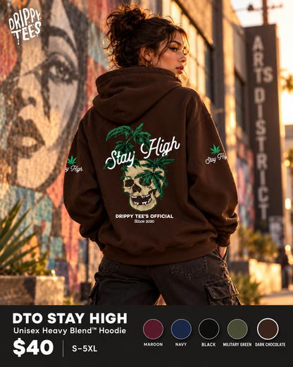 DTO Stay High Unisex Heavy Blend™ Hooded Sweatshirt