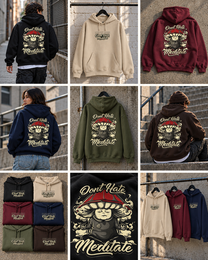 DTO | Don’t Hate Meditate Bundle | Don’t Hate Meditate Hoodie + Tee Bundle