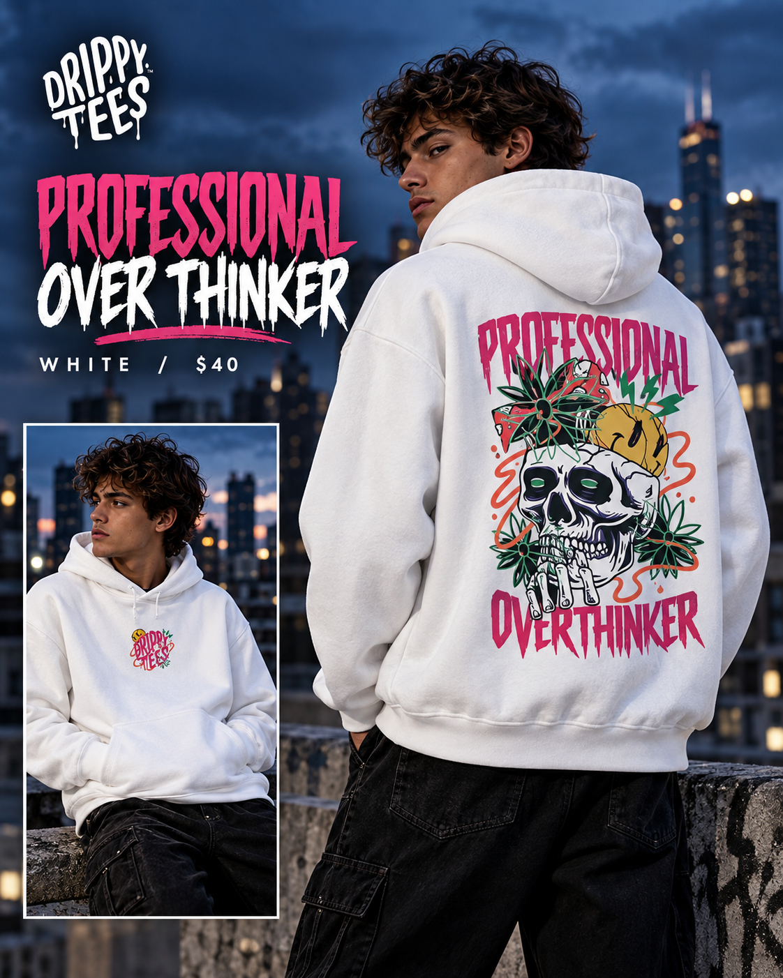DTO Professional Over Thinker Unisex Heavy Blend™ Hooded Sweatshirt