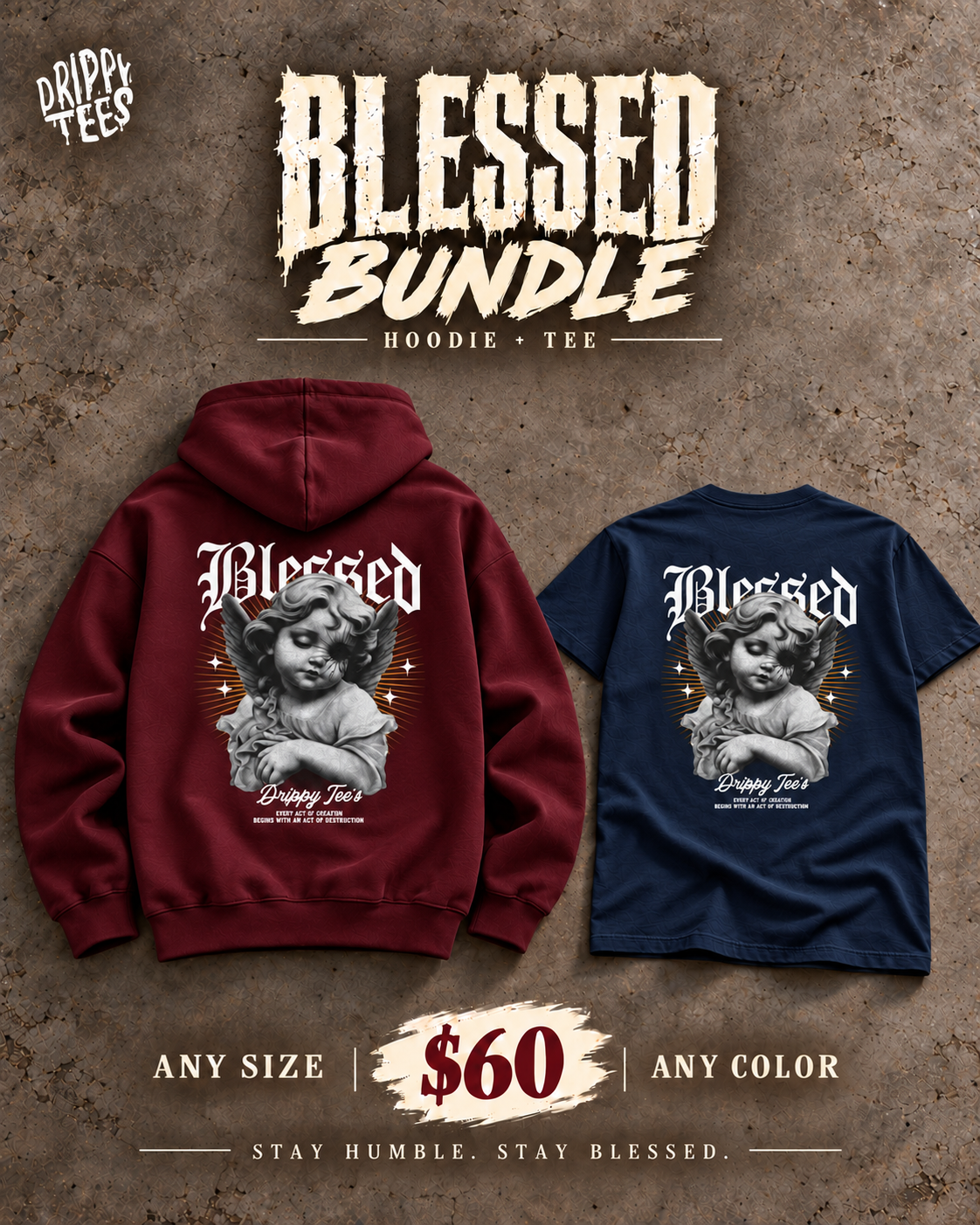 DTO | Blessed Bundle | Blessed Hoodie + Tee