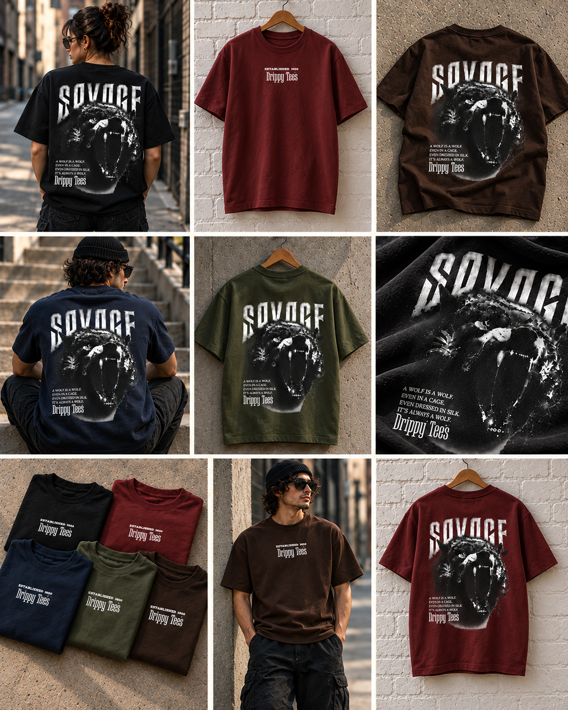 DTO | Savage Bundle | Savage Wolf Gang Hoodie + Savage Tee