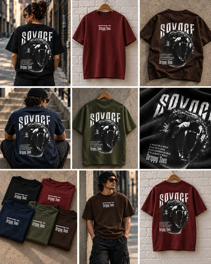 DTO | Savage Bundle | Savage Wolf Gang Hoodie + Savage Tee