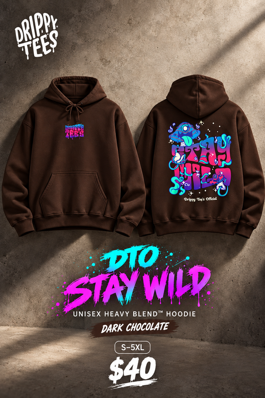 DTO Stay Wild Unisex Heavy Blend™ Hooded Sweatshirt