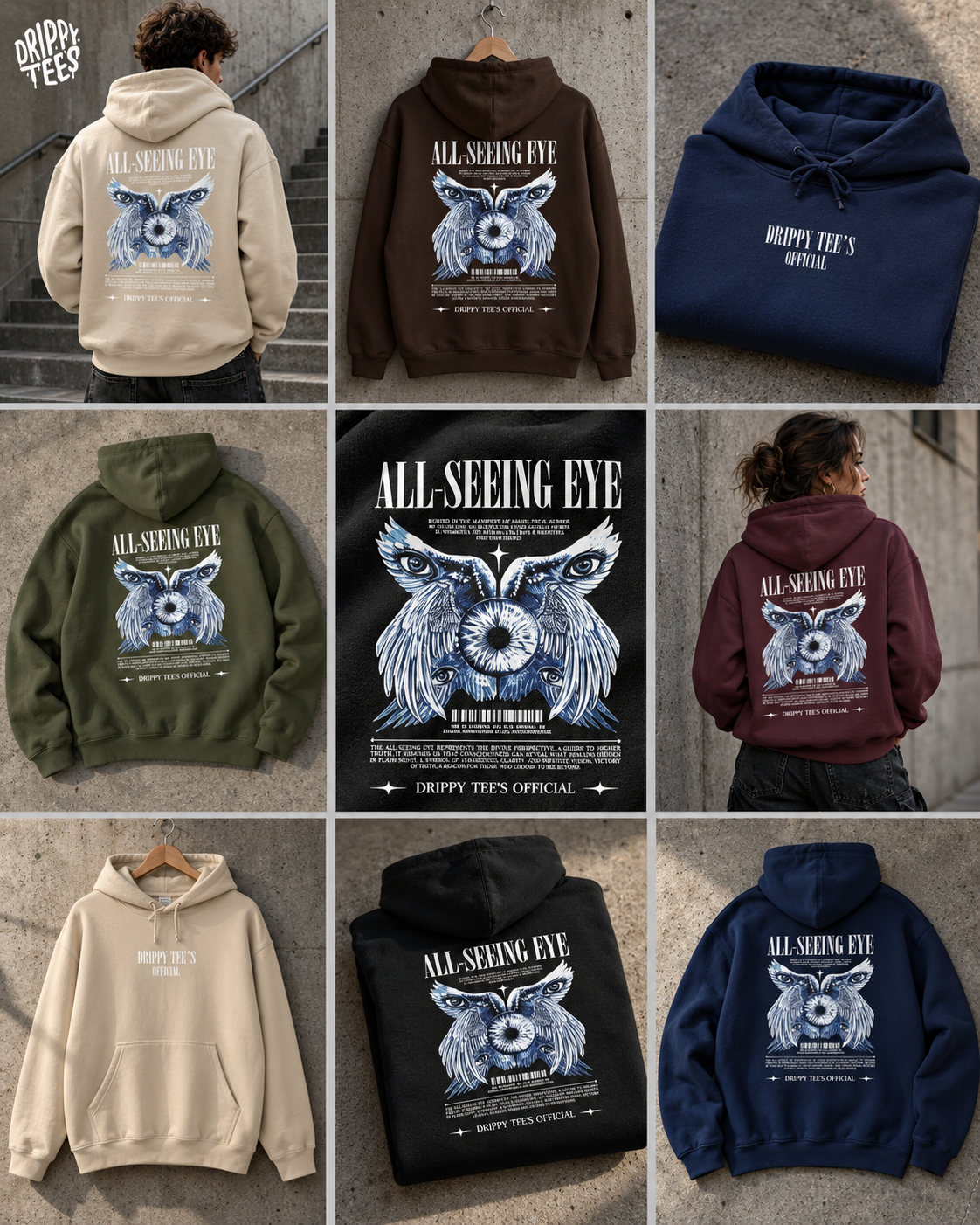 DTO | All Seeing Eye Bundle | All Seeing Eye Hoodie + Tee