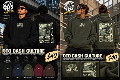 DTO Cash Culture Unisex Heavy Blend™ Hooded Sweatshirt