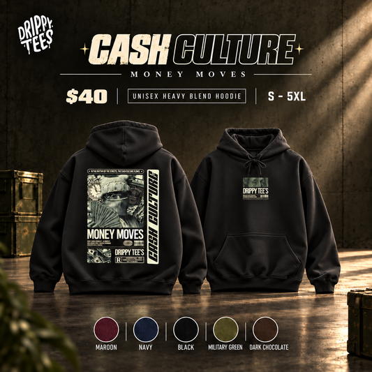DTO Cash Culture Unisex Heavy Blend™ Hooded Sweatshirt