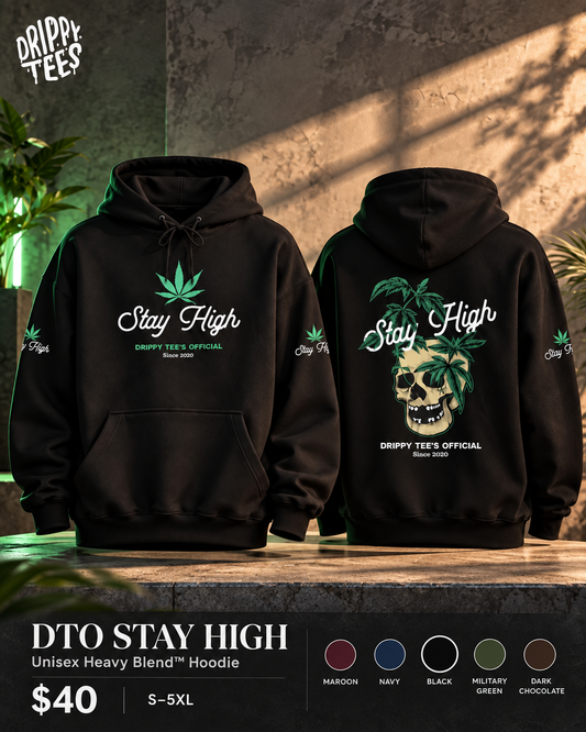 DTO Stay High Unisex Heavy Blend™ Hooded Sweatshirt